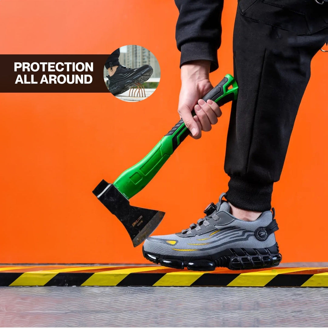 Healthy &amp; Protective Steel Toe Trainers