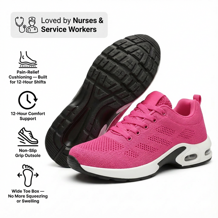 Orthora Pro – 12-Hour Shift Shoes for Heel &amp; Plantar Fasciitis Relief (Unisex)