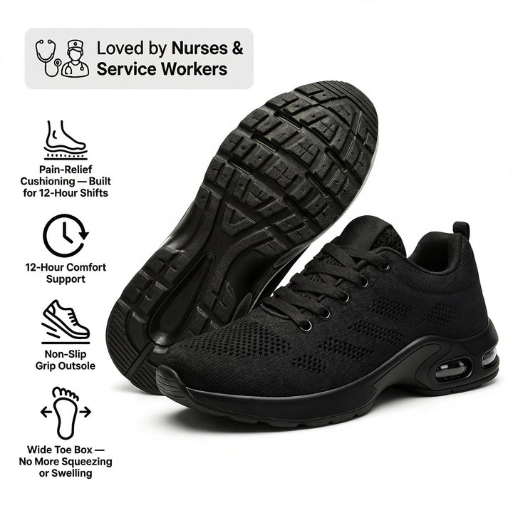 Orthora Pro – 12-Hour Shift Shoes for Heel &amp; Plantar Fasciitis Relief (Unisex)