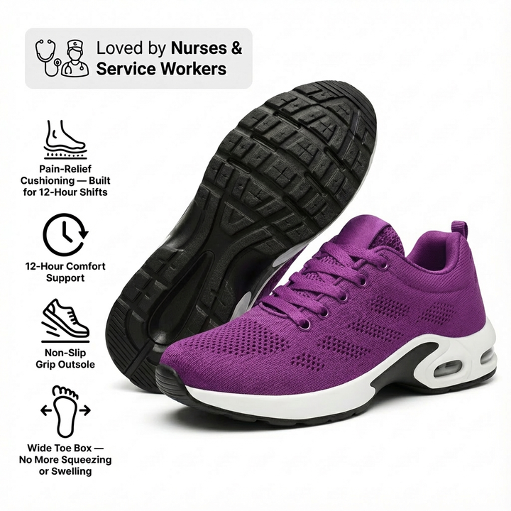 Orthora Pro – 12-Hour Shift Shoes for Heel &amp; Plantar Fasciitis Relief (Unisex)