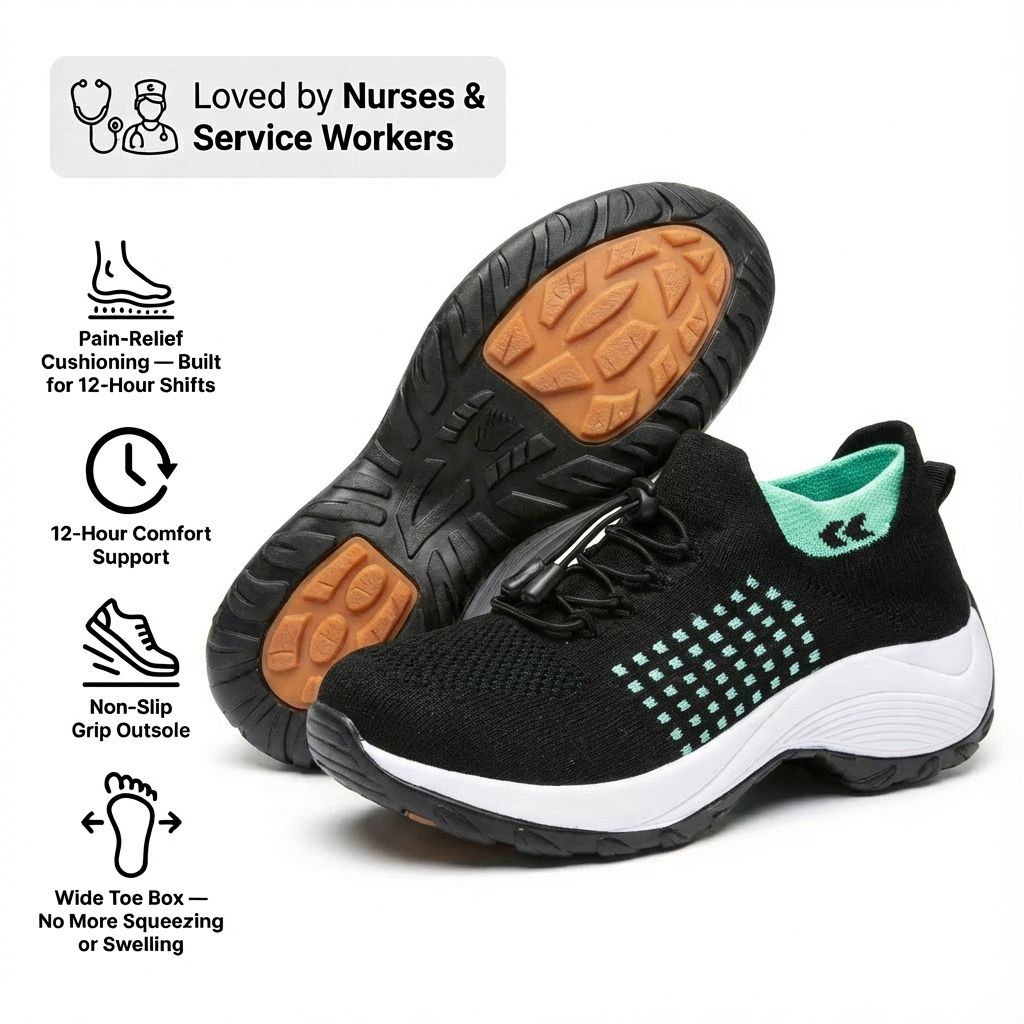 ShiftPro – 12-Hour Comfort Shoes for Heel &amp; Plantar Fasciitis Relief