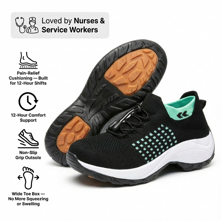ShiftPro – 12-Hour Comfort Shoes for Heel &amp; Plantar Fasciitis Relief