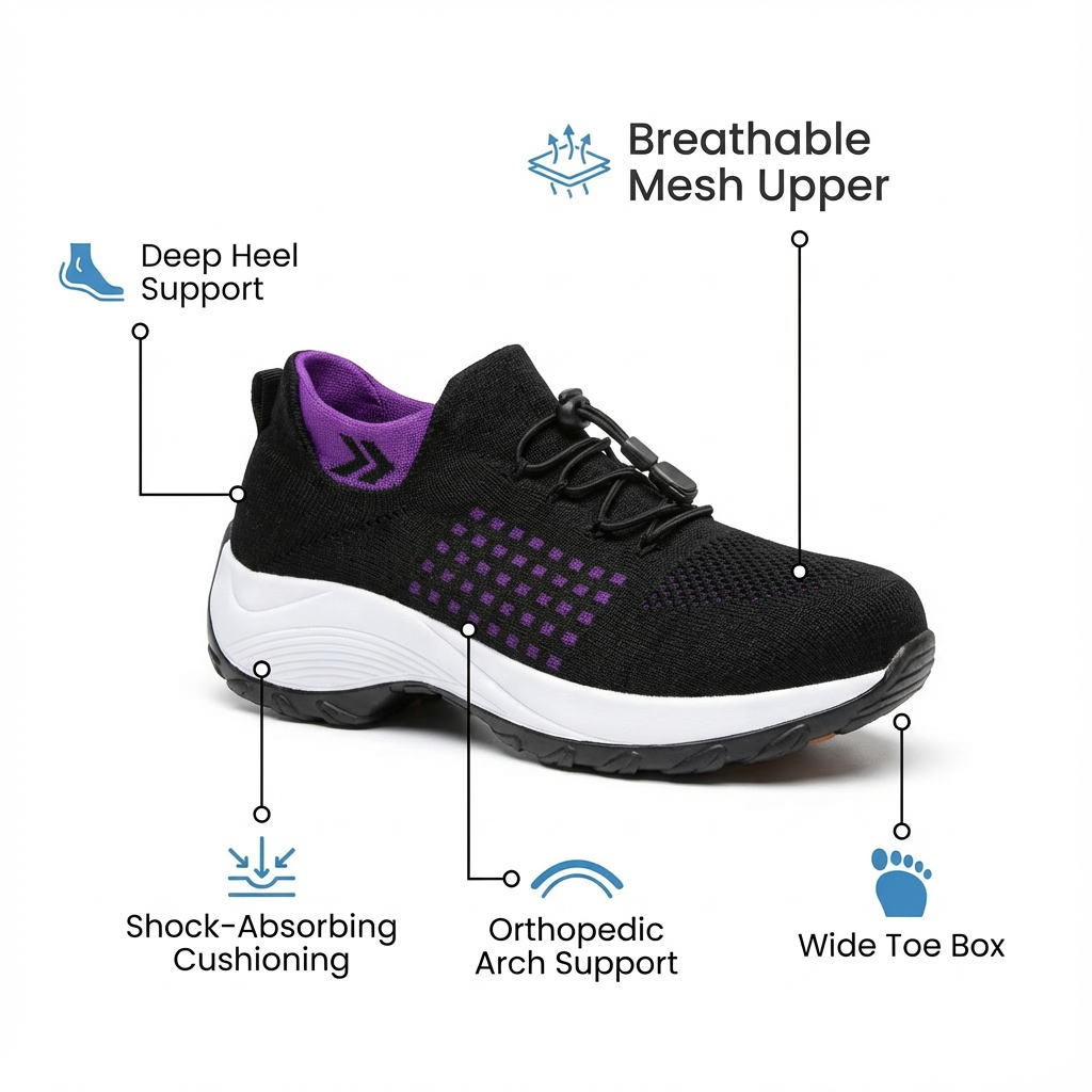 ShiftPro – 12-Hour Comfort Shoes for Heel &amp; Plantar Fasciitis Relief