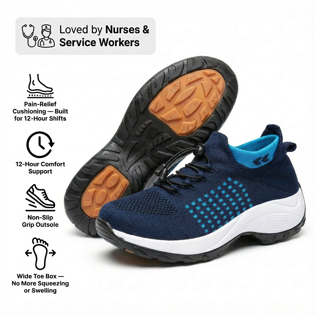 ShiftPro – 12-Hour Comfort Shoes for Heel &amp; Plantar Fasciitis Relief