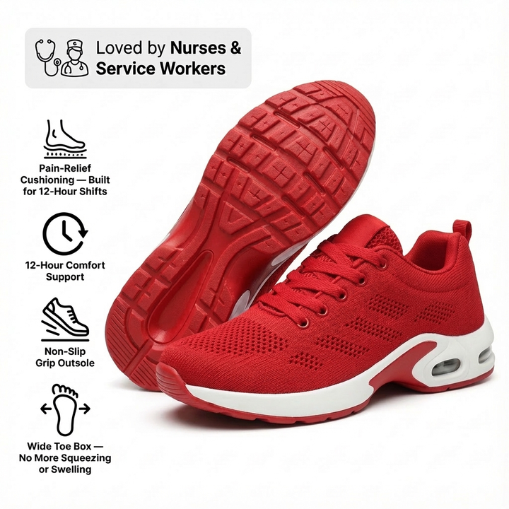 Orthora Pro – 12-Hour Shift Shoes for Heel &amp; Plantar Fasciitis Relief (Unisex)