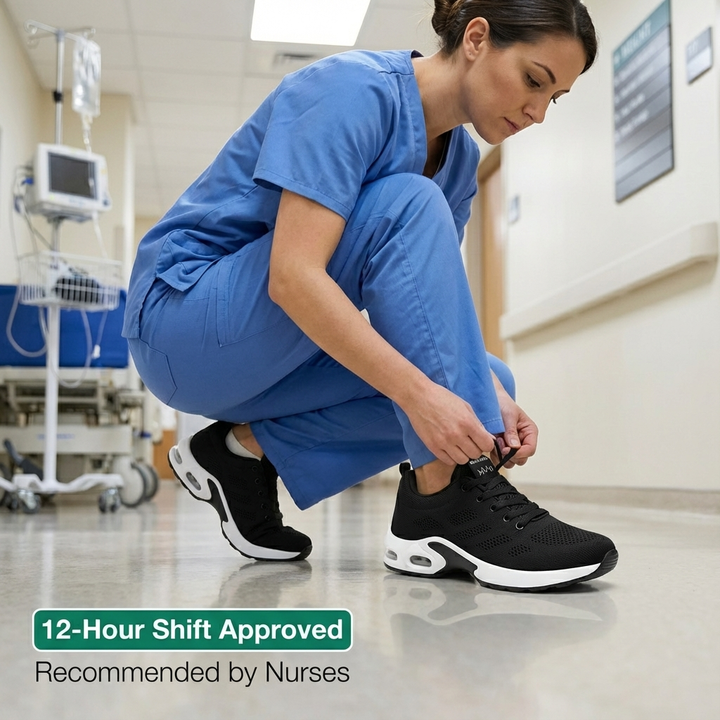 Orthora Pro – 12-Hour Shift Shoes for Heel &amp; Plantar Fasciitis Relief (Unisex)
