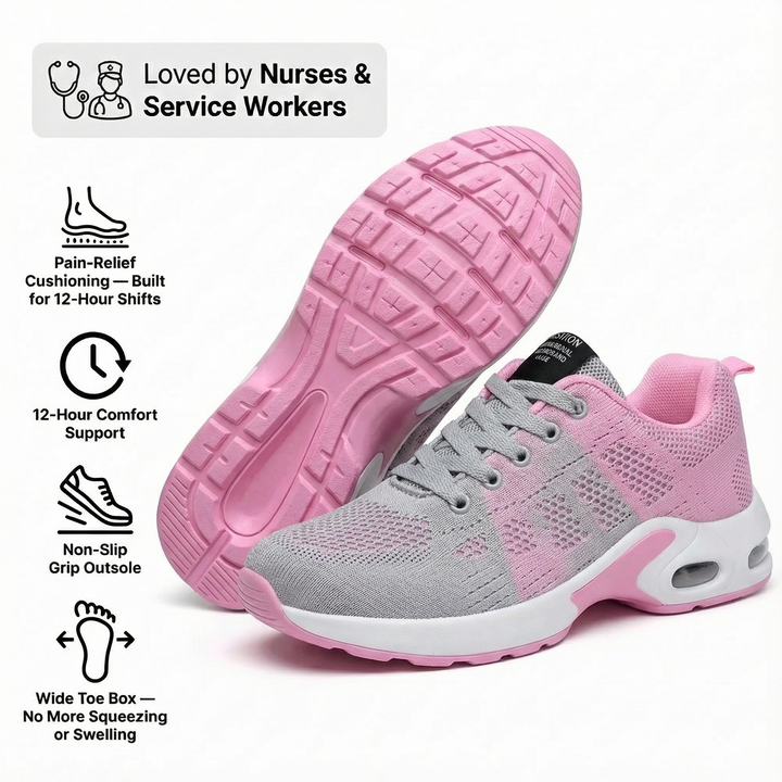 Orthora Pro – 12-Hour Shift Shoes for Heel &amp; Plantar Fasciitis Relief (Unisex)
