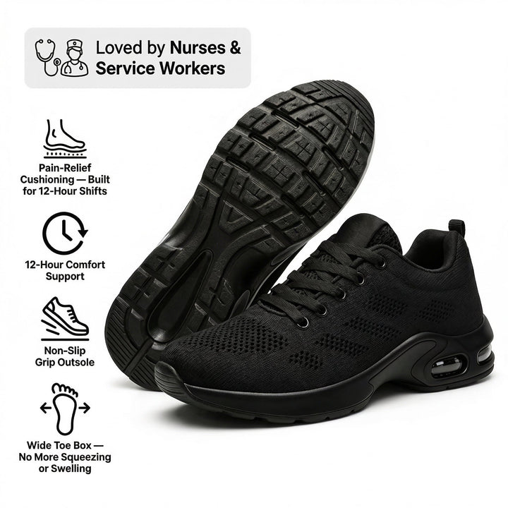 Orthora Pro — 12-Hour Shift Shoes for All-Day Foot, Knee &amp; Back Pain Relief [Mother&